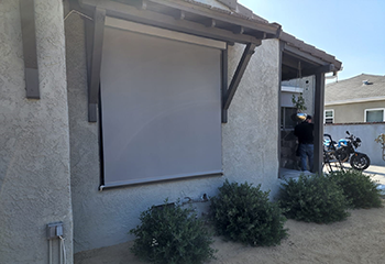 Motorized Exterior Automatic Shades, Stanton CA